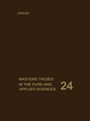 cover image of Masters Theses in the Pure and Applied Sciences